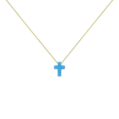 Faith Halskette (Spirit Azul - Echtgold)