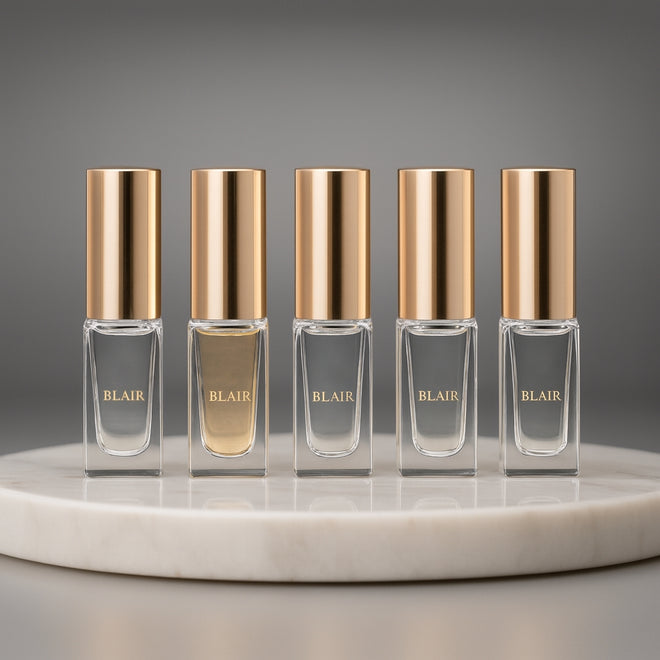 Dein individuelles Tester-Set_Wähle bis zu 5 Tester aus unserer exklusiven Kollektion, die du in deinem kostenlosen Set ausprobieren möchtest. Einfach deine Favoriten ankreuzen und genießen.