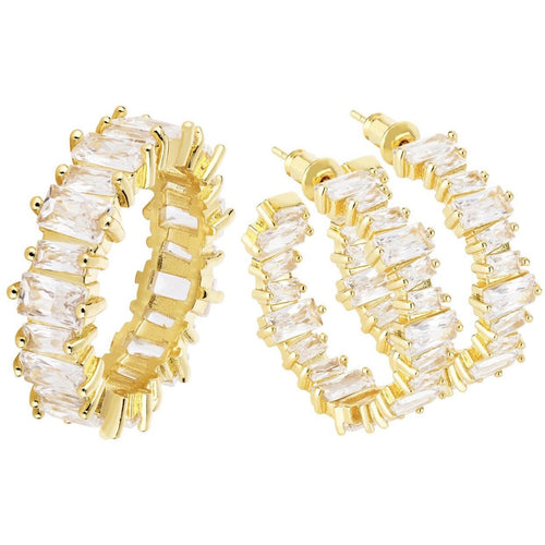 Crystal Hoops Set - BLAIR