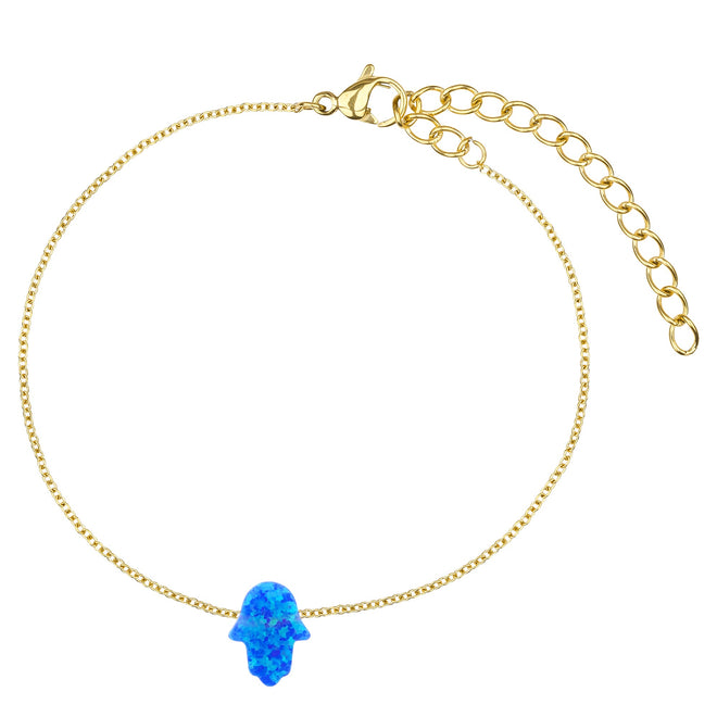 Hamsa Armband (blau) - BLAIR